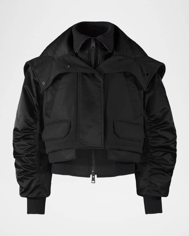 Claremont Hooded Down Bomber Jacket